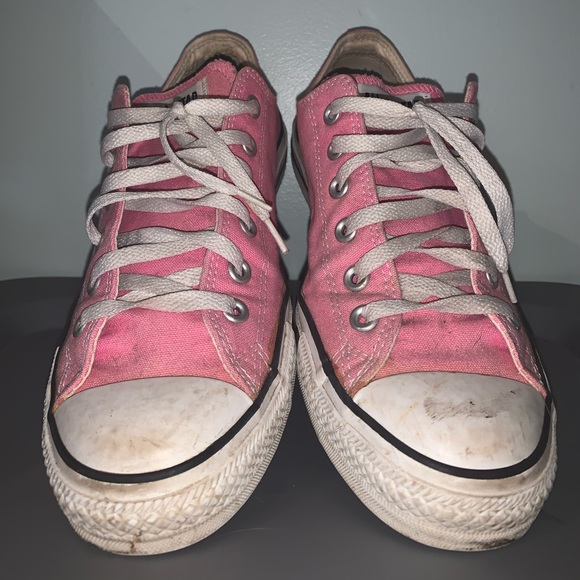 womens pink converse low tops